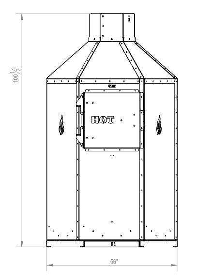 Large Burn Barrel