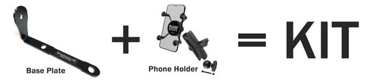 Phone Holder BRACKET for Large Ag Cabs in John Deere Tractors and Sprayers